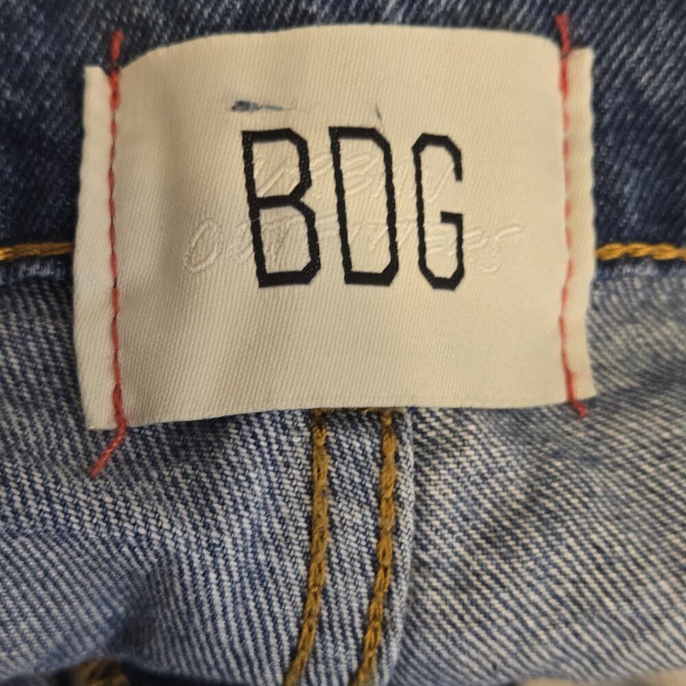 BDG Low-Rise Tapered Baggy Jean Star Print 27 W 28 L Streetwear Skater Punk USA - Picture 9 of 11